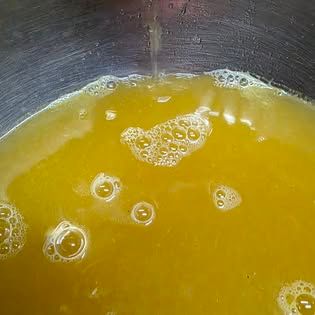 Fresh yellow citrus juice prepared at Krua Praya Phuket